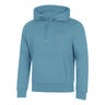 Brushed Sudadera Con Capucha Hombres-Azul-gris