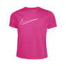 Dri-Fit One GX Camiseta De Manga Corta Chicas-Rosa,Blanco