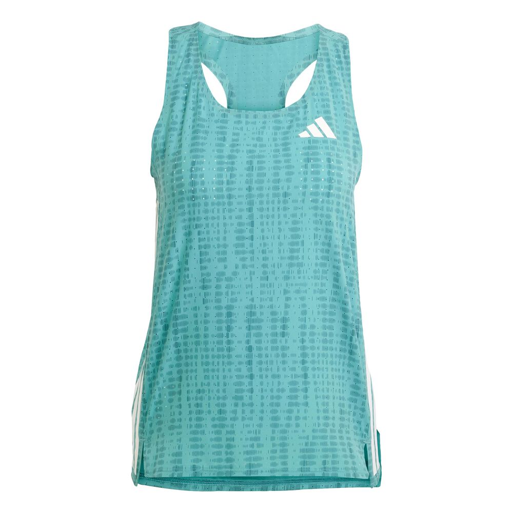 adidas Adizero Singlet Camiseta De Running Mujeres-Turquesa,Verde Oscuro