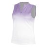 Sleeveless Tee Tanja Camiseta de tirantes Mujeres - blanco, morado