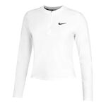 Ropa Nike Nike Court Dri-Fit Advantage Camiseta De Manga Larga Mujeres-Blanco