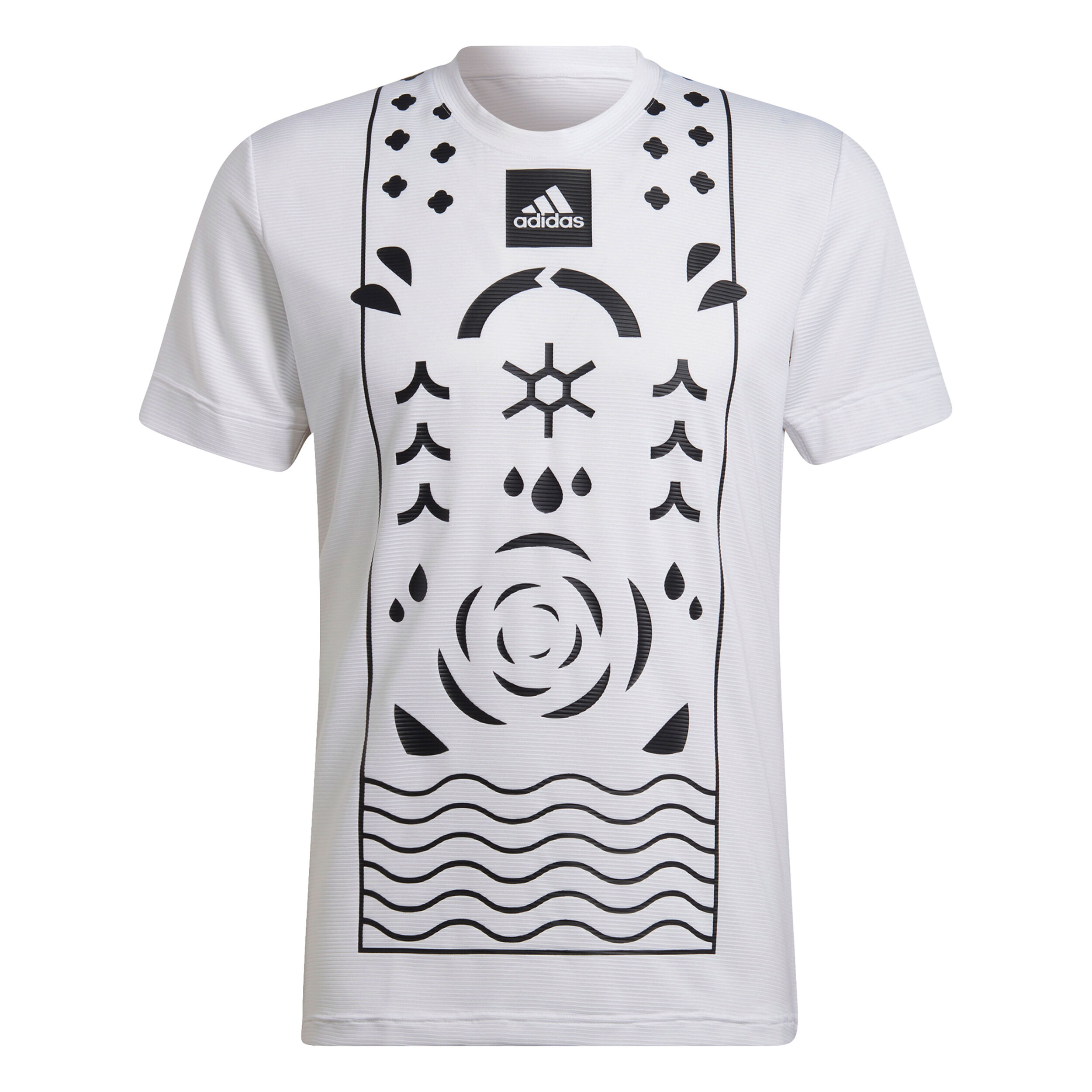 Buy adidas Paris FLFT Camiseta De Manga Corta Hombres Blanco Negro online Tennis Point ES