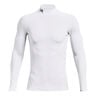 Coldgear Comp Mock Camiseta De Manga Larga Hombres-Blanco