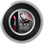 Cordajes De Tenis Polyfibre Black Venom 200m schwarz