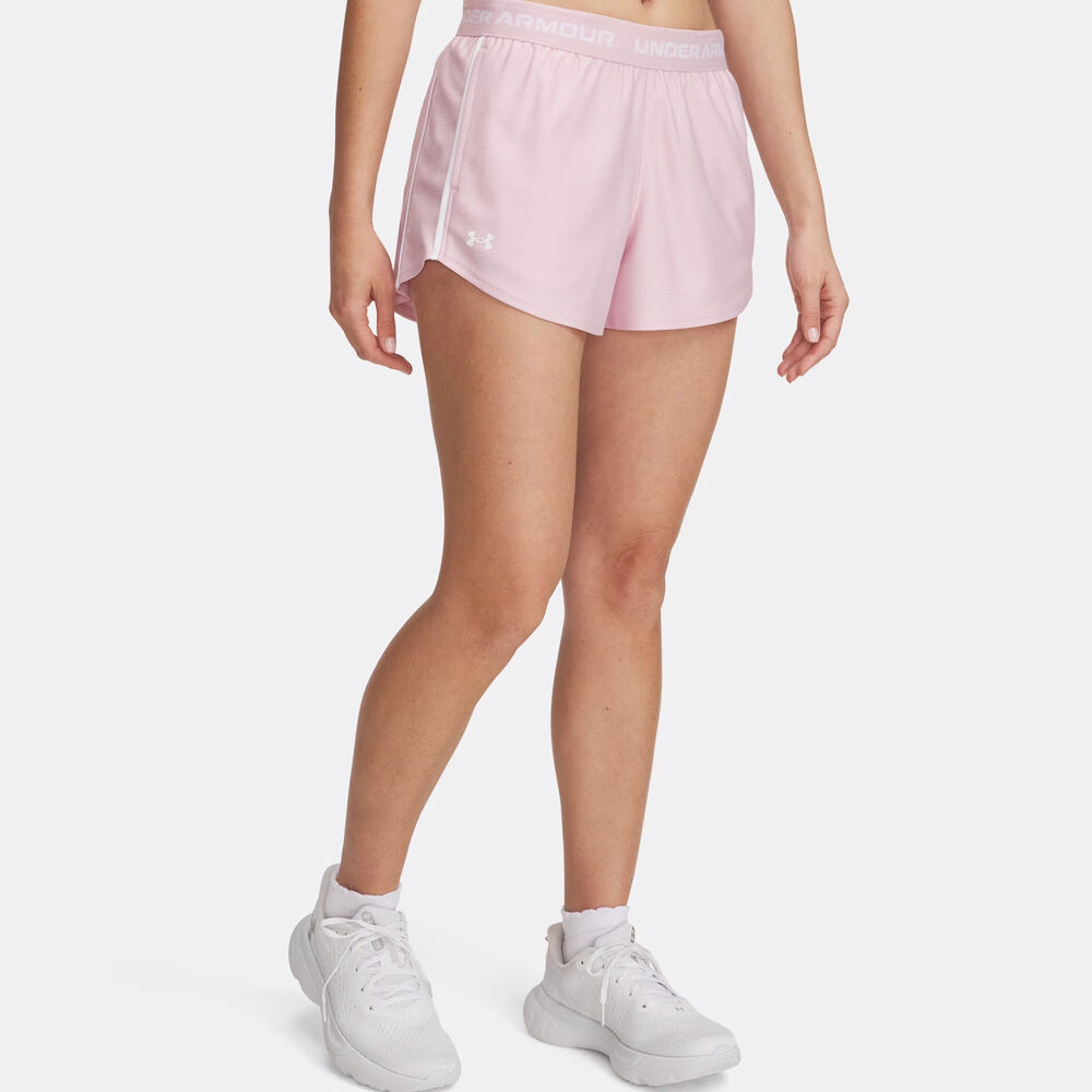Under Armour Tech Play Up Shorts Con Bolsillo Para Pelota Mujeres - Rosa