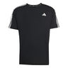 Own The Run 3S Camiseta De Running Hombres-Negro,Blanco