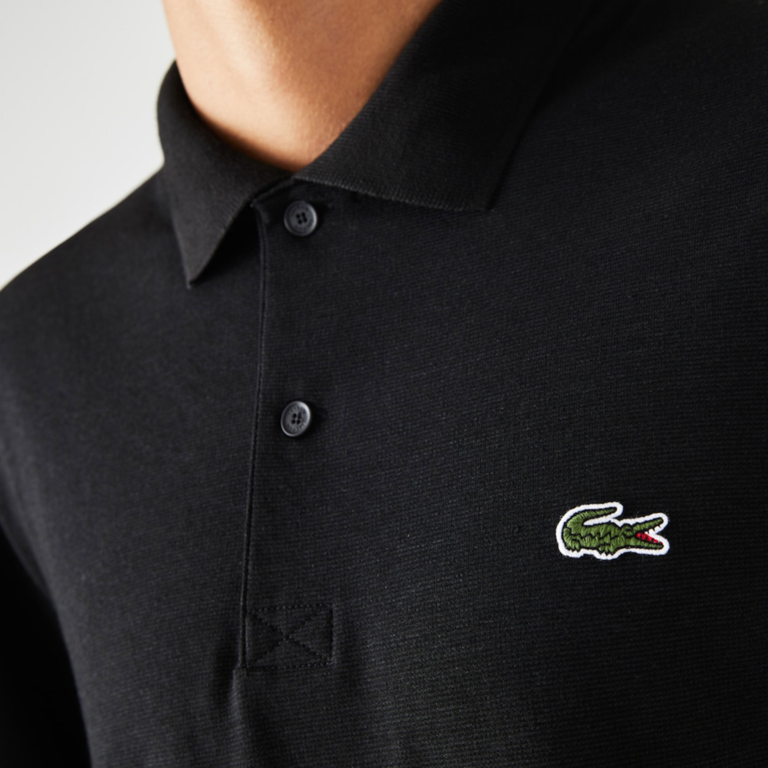 Buy Lacoste Classic Polo Hombres Negro online Tennis Point ES