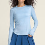 Wilson Wilson W All Day Long Sleeve Camiseta de manga larga -azul