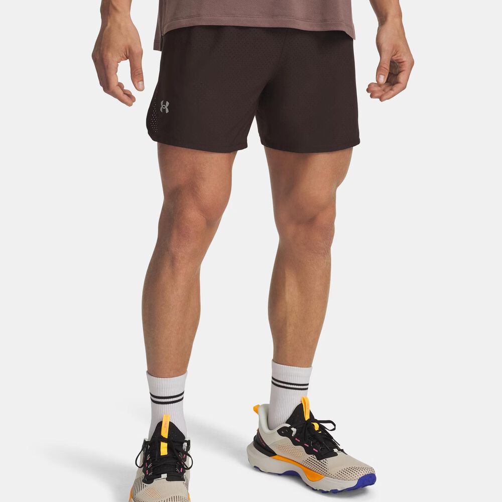 Under Armour Trail Run Launch Pantalones Cortos Hombres - Marrón