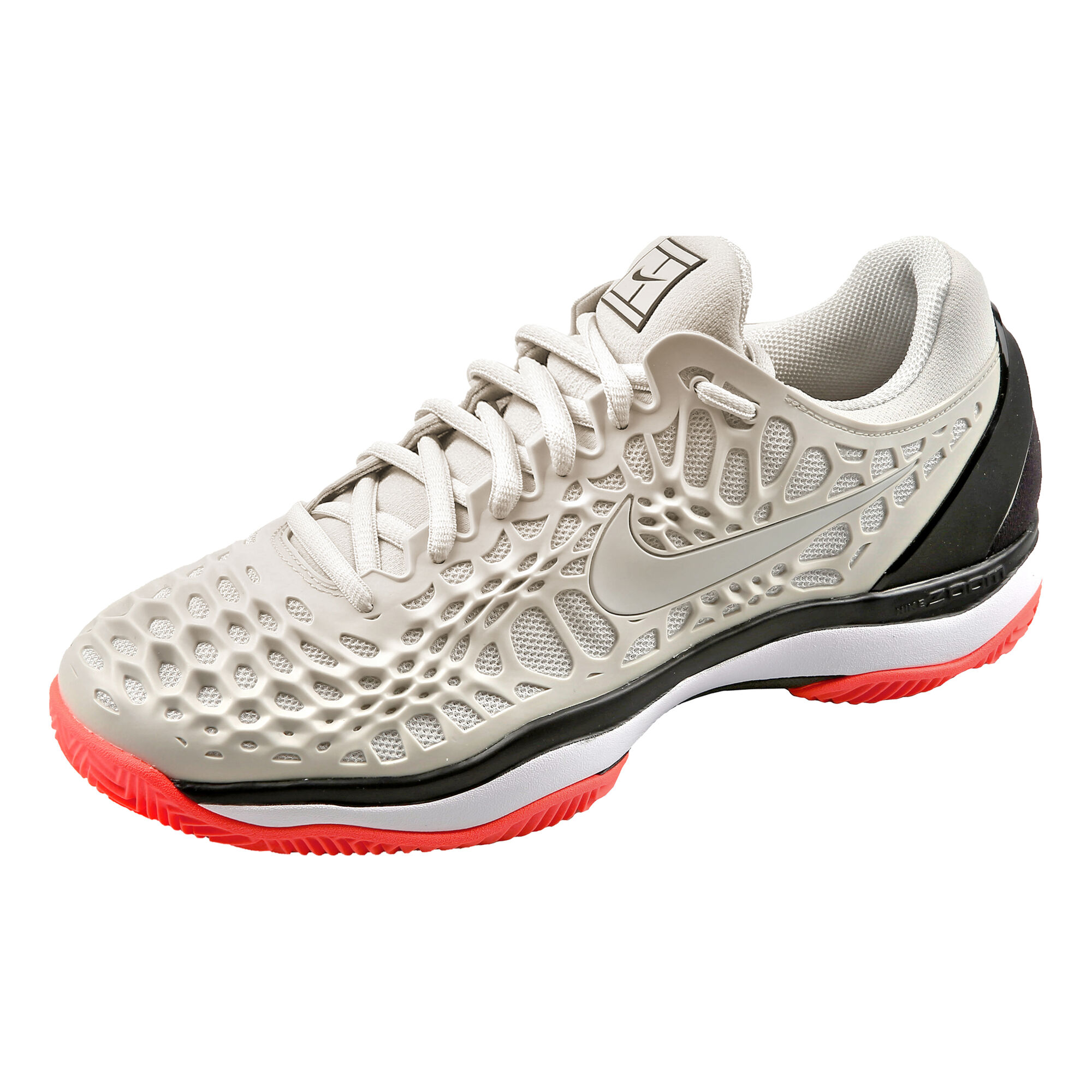 Air Zoom Cage Zapatilla Tierra Batida Hombres - Crema, Negro compra | Tennis-Point