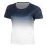 T-Shirt Silvia Camiseta de manga corta Mujeres - azul oscuro, blanco