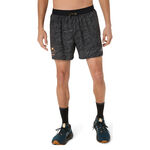 Ropa ASICS ASICS Fujitrail AOP 5in Pantalones Cortos Hombres-Negro