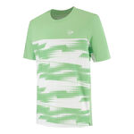 Ropa de tenis Dunlop Dunlop Game Camiseta de manga corta Hombres-verde claro, blanco