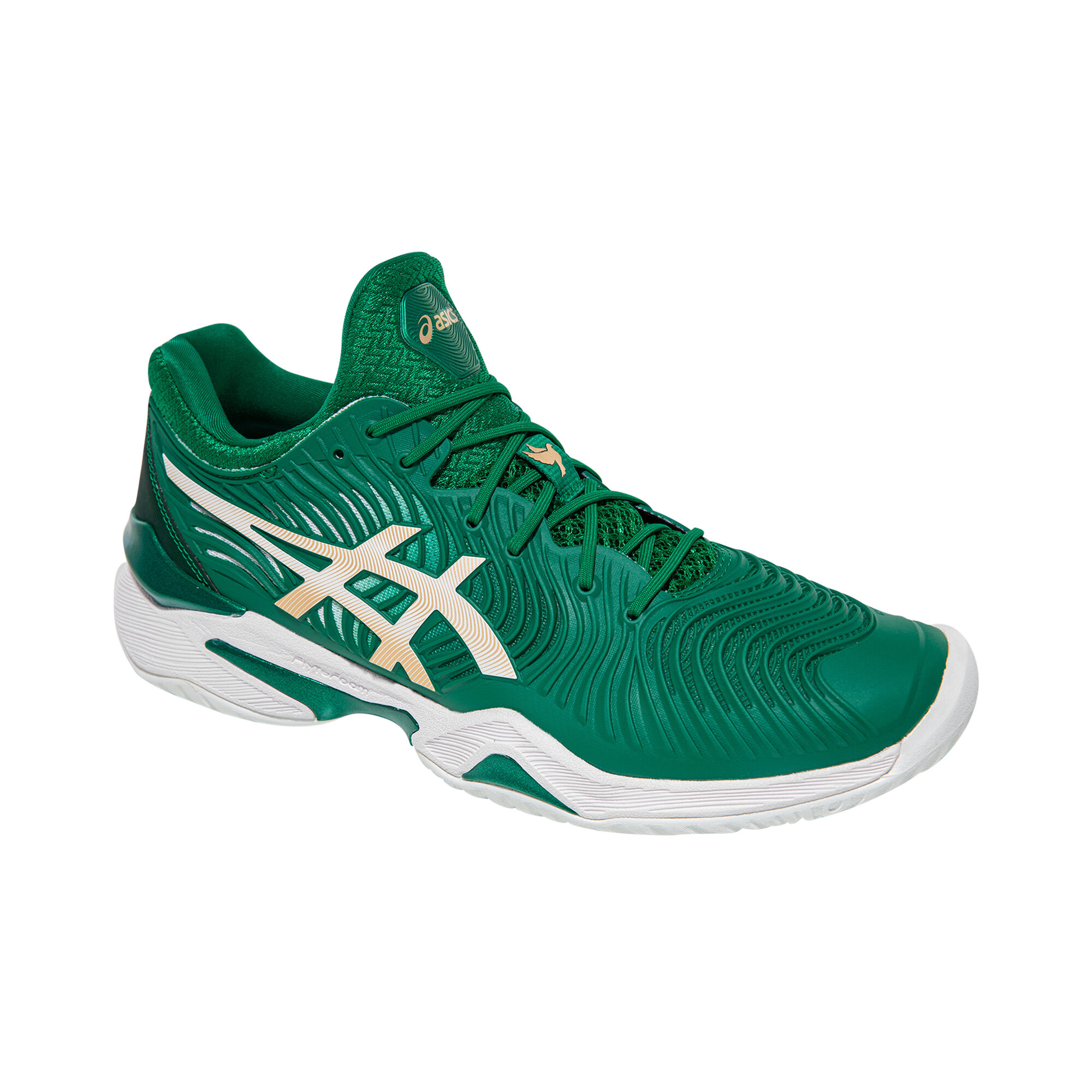 ASICS Court Novak Zapatilla Las Superficies Hombres - Verde Oscuro, compra online | Tennis-Point