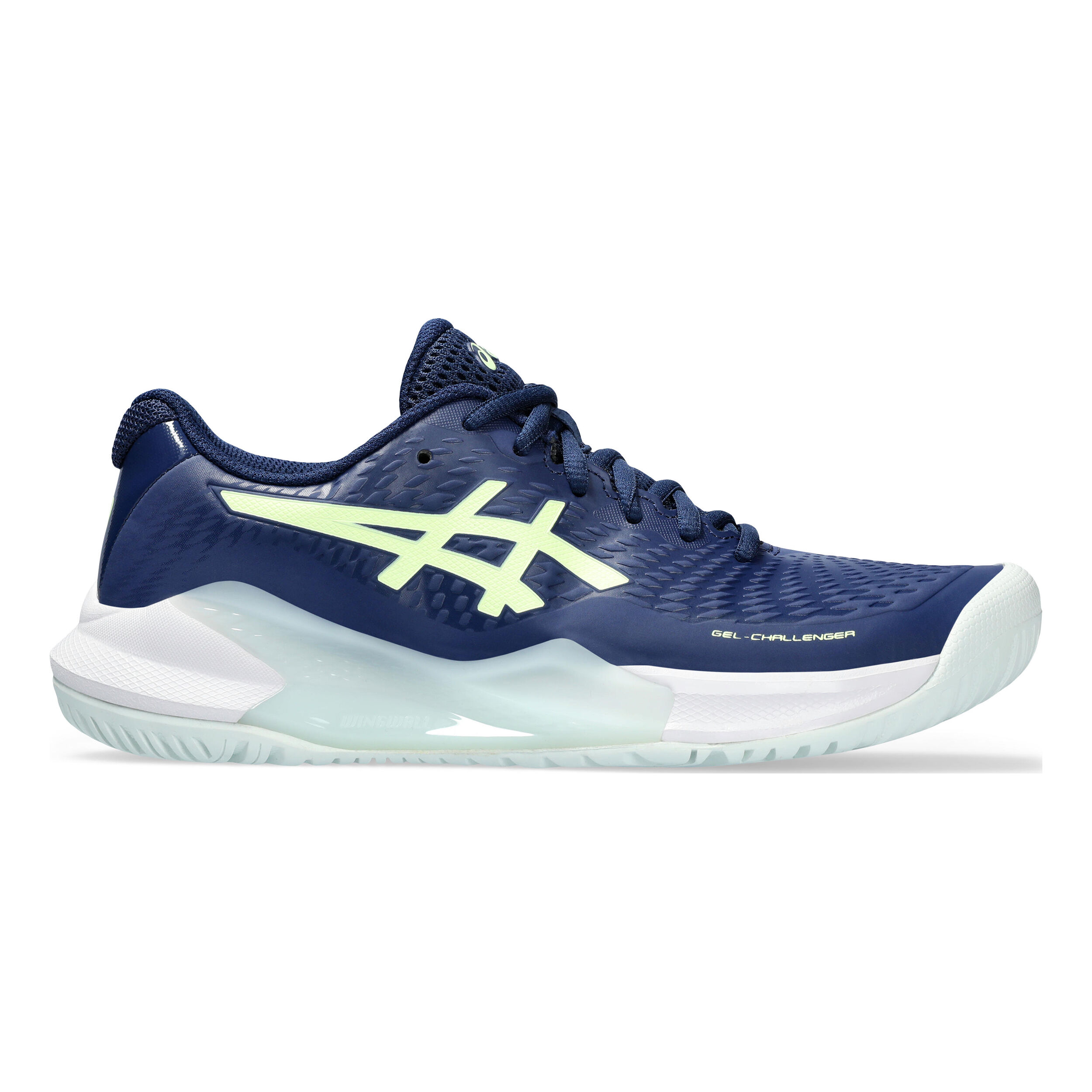 Buy ASICS Gel Challenger 14 Zapatilla Todas Las Superficies Mujeres Azul Oscuro Amarillo Neon online Tennis Point ES