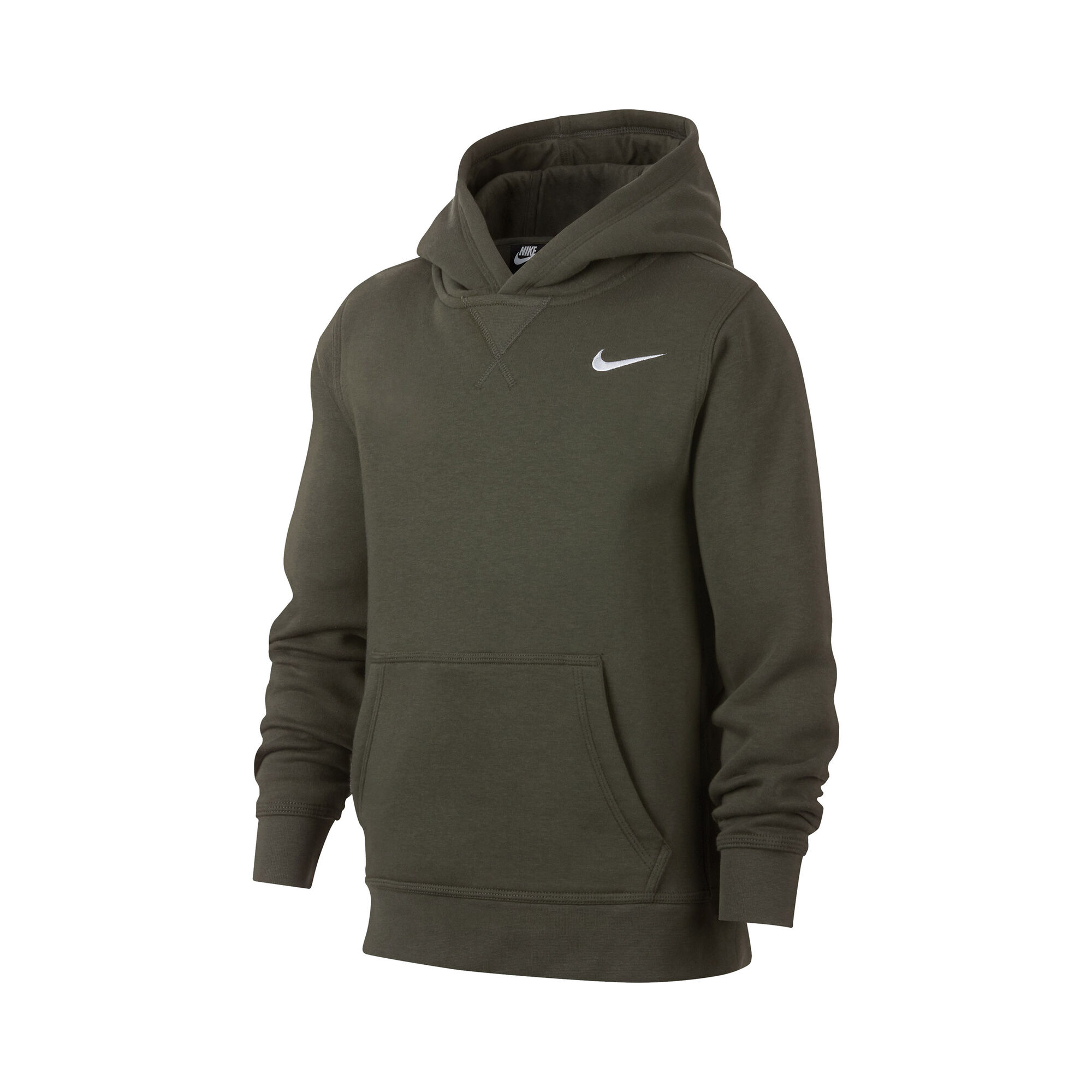 Nike Brushed Fleece Full-Zip Sudadera Con Capucha Chicos - Caqui, Blanco compra | Tennis-Point