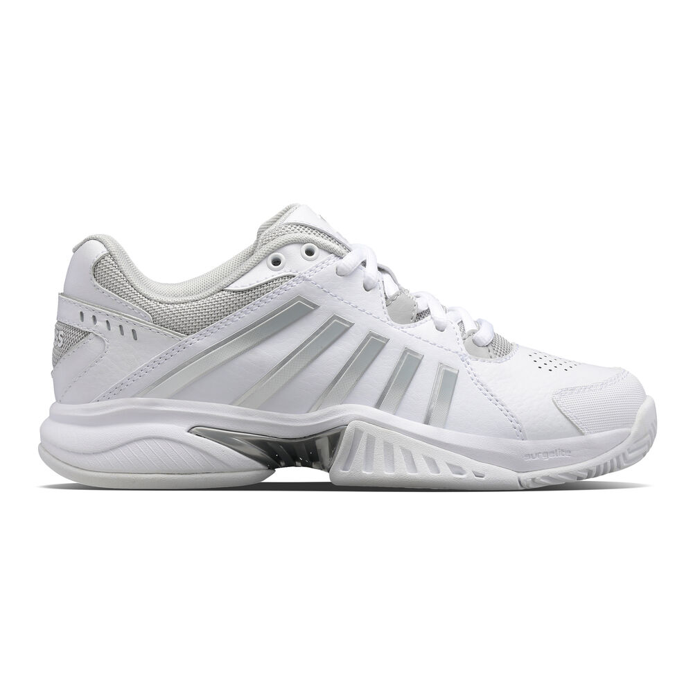 K-Swiss Receiver V Zapatilla todas las superficies Mujeres - blanco, plateado