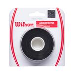 Sobregrips Wilson WILSON DRY OVERGRIP 3 PACK BLACK