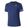 Court Camiseta de manga corta Hombres - azul oscuro, blanco