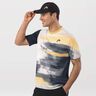 Topspin Camiseta de manga corta Hombres - amarillo oro, azul oscuro