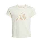 Ropa adidas adidas Animal Big Logo Camiseta De Manga Corta Chicas-Crema