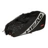 Team Racquet Bag M Raquetero De 6-Verde,Negro