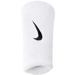 Ropa Nike Nike Swoosh Doublewide Cinta Para Sudor Pack De 2-Blanco,Negro