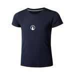 Ropa Quiet Please Quiet Please Retriever Camiseta De Manga Corta Chicas-Azul Oscuro,Blanco