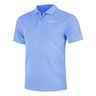 Dri-Fit Victory Court Solid Polo Hombres - azul claro, blanco