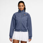 Ropa Nike Nike Courtly Knit Heritage Chaqueta de entrenamiento Mujeres-azul-gris