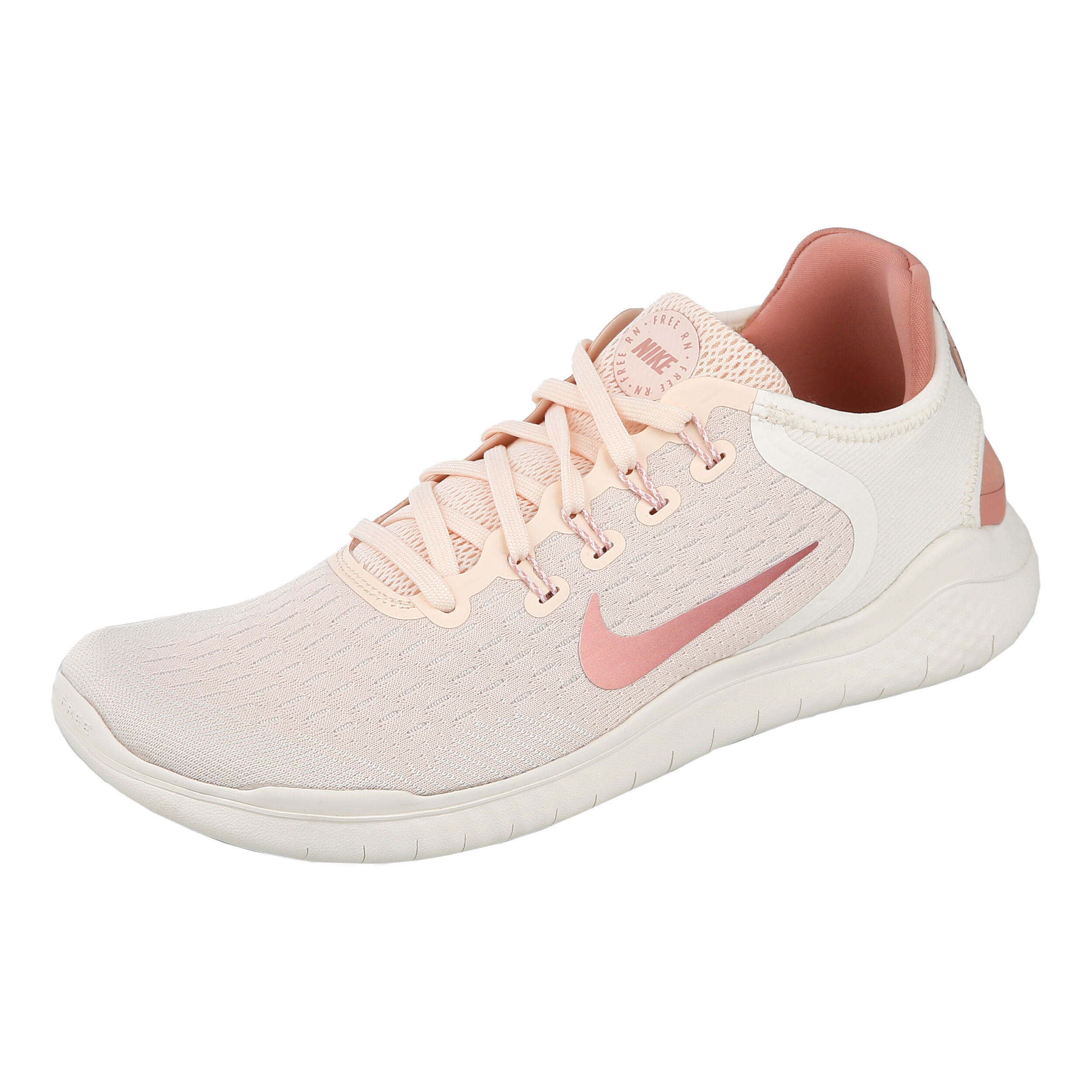 Buy Nike Free Run 2018 Zapatilla De Entrenamiento Mujeres Crema Rosa online Tennis Point ES