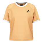 Ropa HEAD HEAD Play Tech Camiseta De Manga Corta Mujeres-Amarillo Oro