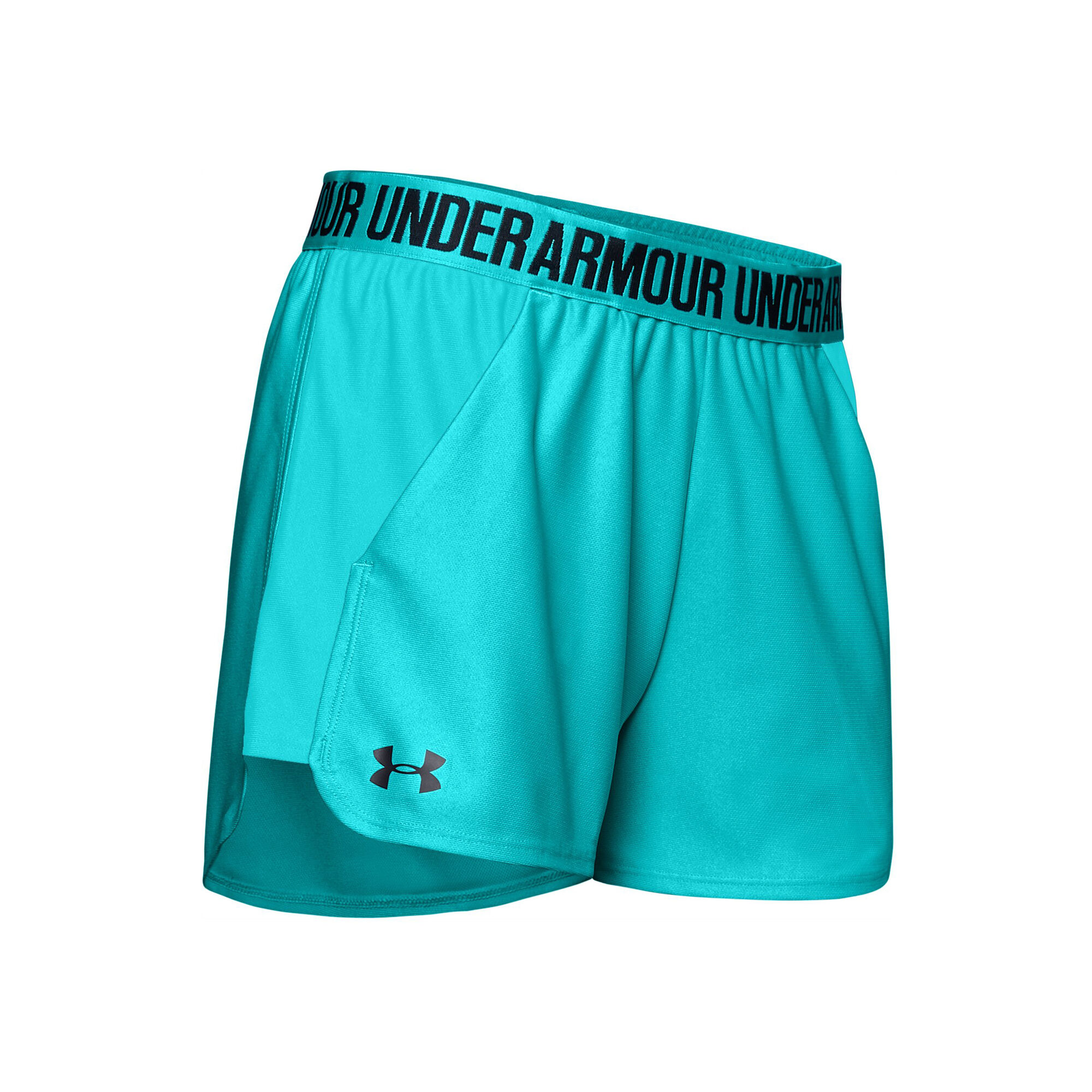 Under Armour Play 2.0 Shorts Mujeres - Turquesa, Negro compra online | Tennis-Point