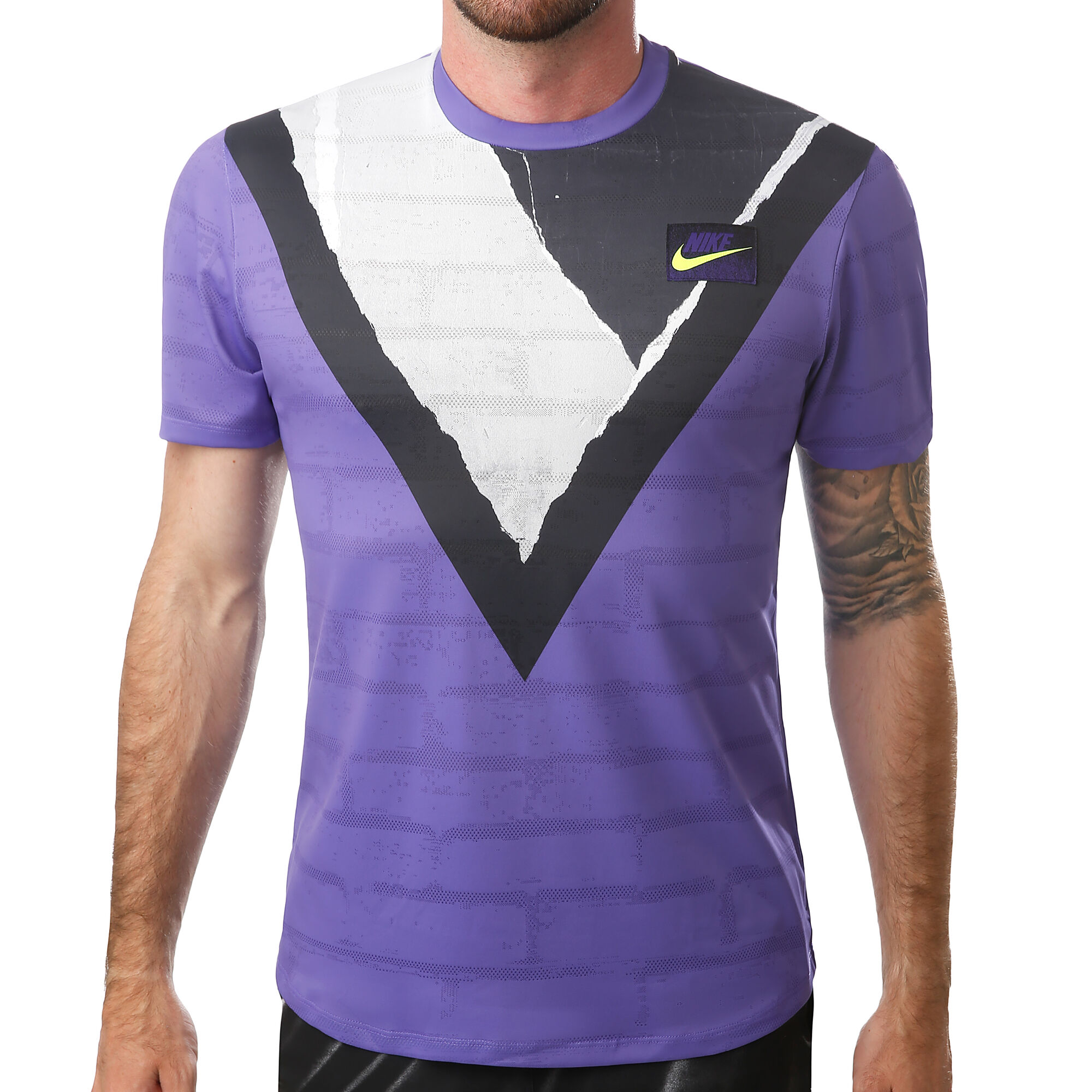 Nike Camiseta De Manga Corta Hombres - Lila, Oscuro compra online |