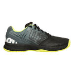 Zapatillas de tenis Wilson Wilson Kaos Comp 2.0 Zapatilla Tierra Batida Hombres-Negro