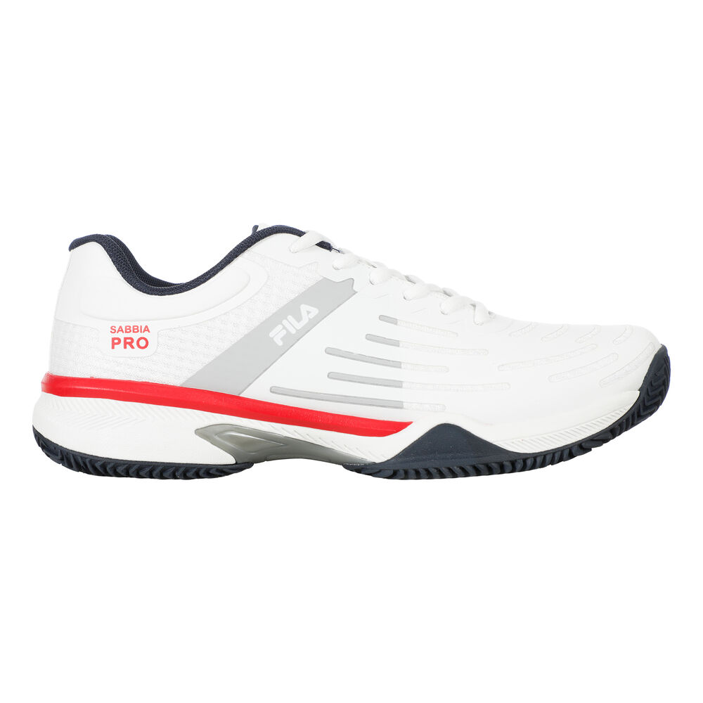 Fila Sabbia Pro Zapatilla Tierra Batida Hombres-Blanco,Rojo