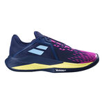 Zapatillas de tenis Babolat Babolat Propulse Fury 3 Zapatilla Tierra Batida Hombres-Azul Oscuro,Rosa