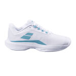 Zapatillas de tenis Babolat Babolat Jet Tere 2 Zapatilla Todas Las Superficies Mujeres-Blanco,Turquesa