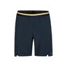 Performance Shorts Hombres-Azul Oscuro,Amarillo Oro