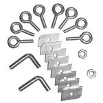 Accesorios de pista Tegra Tegra Kit Destornilladores Para Poste De Tenis-Plateado