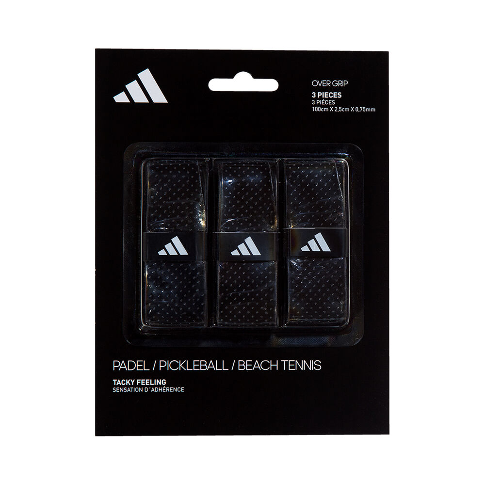 adidas Padel Overgrip Pack De 3-Negro