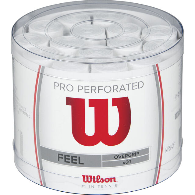 Buy Wilson Pro Overgrip Perforated Pack De 60 Blanco online Tennis Point ES