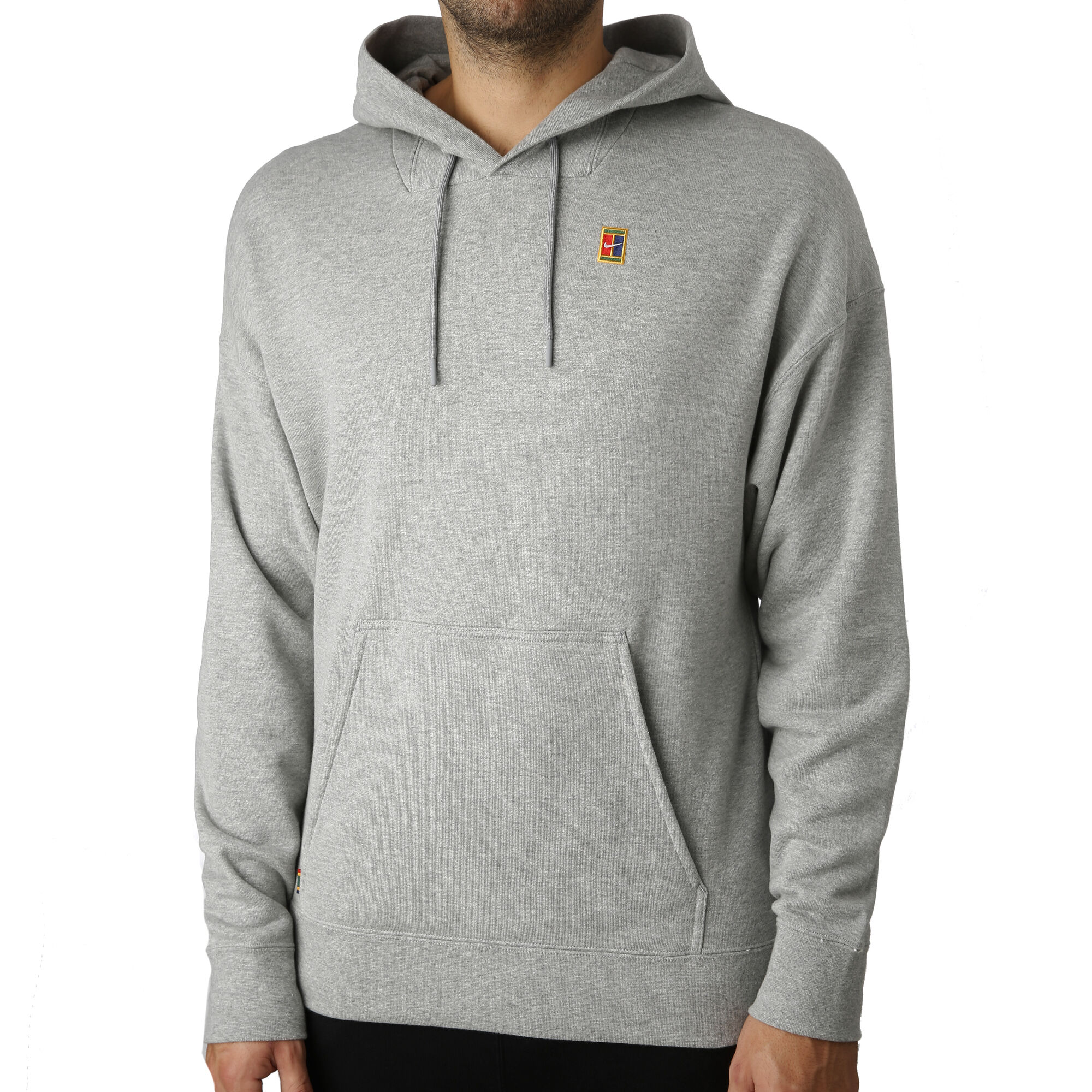 Grifo reembolso Exquisito Nike Court Heritage Fleece Sudadera Con Capucha Hombres - Gris, Multicolor  compra online | Tennis-Point