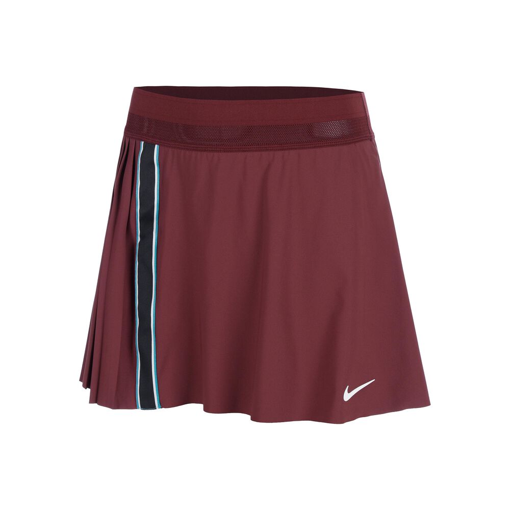 Nike Court Dri-FIT Slam High Rise Falda Mujeres-Rojo Oscuro