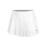 Pleated Falda Mujeres-Blanco