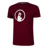 Create Trainings Camiseta De Manga Corta Hombres-Rojo Vino,Blanco