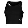 Run Ultraspun Crop Camiseta De Running Mujeres-Negro