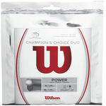 Wilson Wilson  Champions Choice Duo, silber Sets Individuales 12,2m - plateado