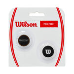Accesorios para raquetas Wilson Wilson Pro Staff Pro Feel Pro Staff Antivibradores Pack De 2-Negro,Plateado