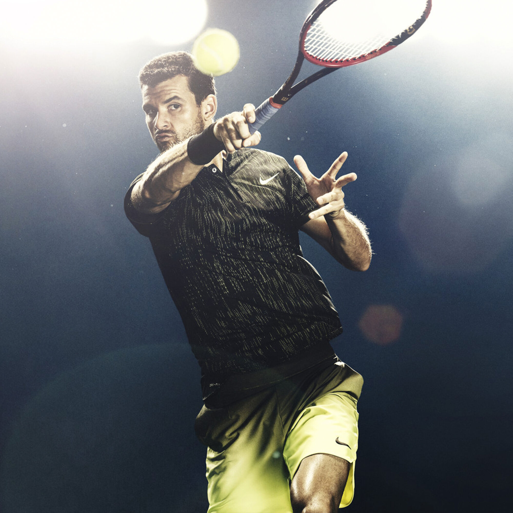 Premier Gladiator 9" Shorts Hombres - Amarillo compra online | Tennis-Point